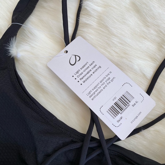 Black Sports Bra - Picture 3 of 3